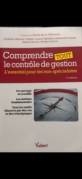 Ouvrage Comprendre le Contrôle de Gestion 2e Édition Vuibert