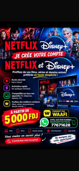 Service de création de comptes Netflix et Disney+ rapide et fiable