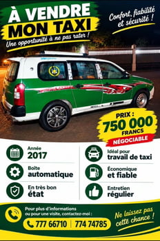 Taxi essence boîte automatique en très bon état