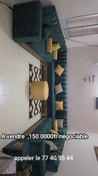 Salon en U confortable et design
