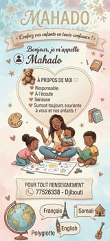 Baby-sitting à domicile, sérieuse et attentive