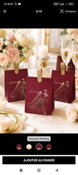 Boîtes à dragées mariage et anniversaire