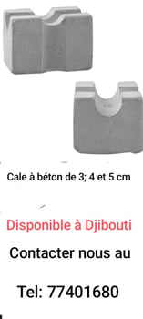 Cales à béton pour armatures en maçonnerie