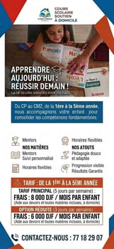 Cours de soutien scolaire à domicile du CP au CM2