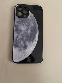 Coque iPhone 12 Pro Max design voiture sport noire strass