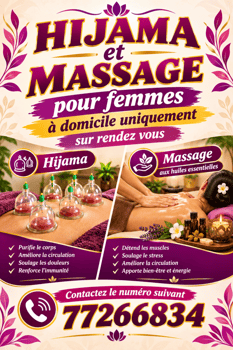 Hijama et massage