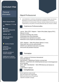 Diplômée en commerce motivée cherche emploi