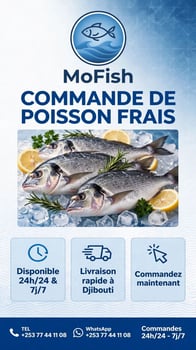 Poisson frais livré à domicile par Mofish