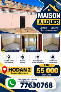 Maison prête à habiter à Hodan 2, quartier calme et sécurisé