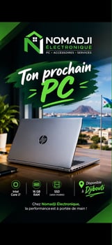 PC HP Core i7, 16 Go RAM, SSD, performant pour pro