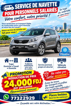 Service de transport VIP confortable dédié aux salariés