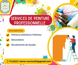 Service de peinture professionnel à domicile