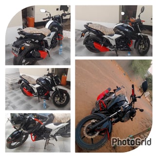 Moto TVS Apache 160cc en excellent état, prix négociable.