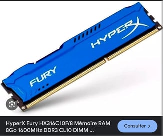 Barrette RAM DDR3 8 Go à petit prix