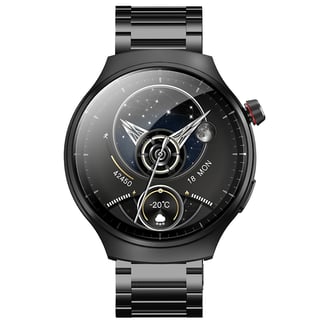 Montre Connectée avec écran HD et 3 bracelets (cuir, plastique, métal)