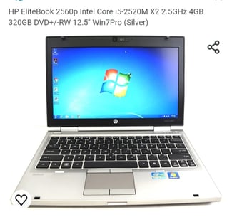 Hp elitbook i5 avec window 10 et son office