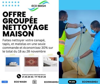 Offre #BlackFriday -30% sur le nettoyage de canapé, tapis et matelas.