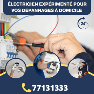 Electricien expérimenté pour dépannages à domicile