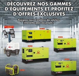 Générateurs Pramac, fiabilité et performance de 3 à 3000 kVA