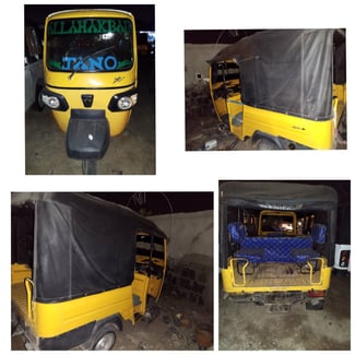 Piaggio Bajaj 6 places.