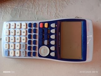 Calculatrice scientifique neuve (no need to include the information about it being used for 1 year)