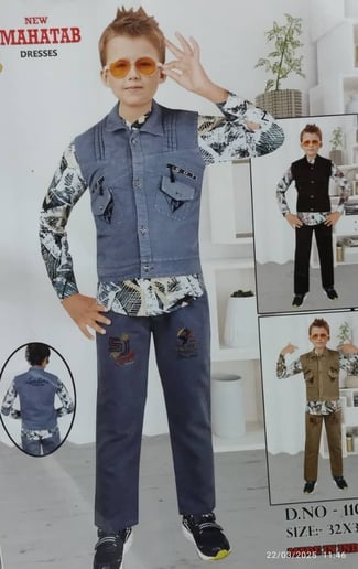 Tenues garçons pour l'aid - 3 pièces disponibles