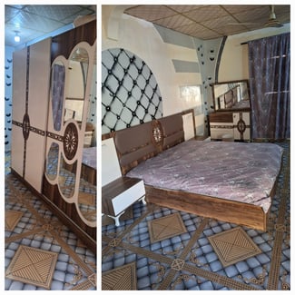 Chambre à coucher complète meublée en bon état