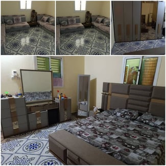 Chambre à coucher et salon en parfait état à vendre
