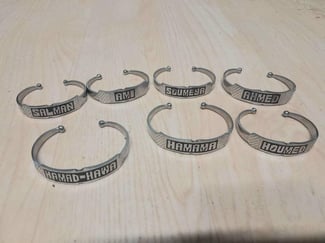 Bracelet metal en vente