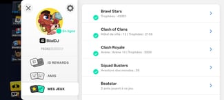 Compte Supercell à vendre