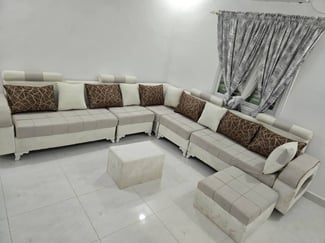 Salon en L confortable - Bon état, petit prix