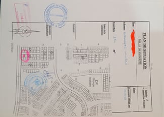 Terrain plat de 120m2 à Barwaqo 2 proche école, prix fixe