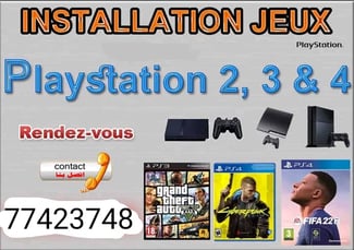 Installation tout les jeux et programmes Playstation 2. 3 & 4 Et aussi Nouvelles informations sur Nous avons un jailbreak Playstation 4 utilisant Adopter Logiciel système 9.03 a 11.00