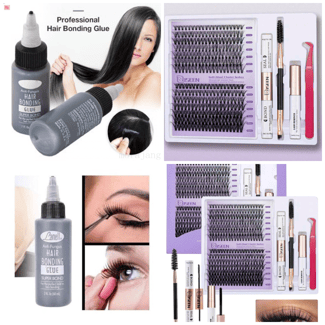 Kit DIY Extensions de Cils et Colle Lanell - Résultat Pro pour la EÏD