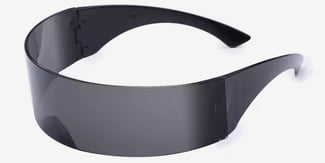 KLASSNUM visière futuriste étroite