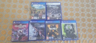 Lot de 4 jeux PS4 à prix réduit