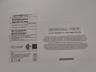 Macbook Air M2 neuf, importé des États-Unis, prix négociable