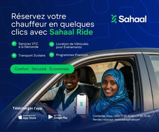 Sahaal Ride - Chauffeur privé à Djibouti : trajets urbains, scolaires et événements