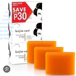 Pack 3 savons Kojie San éclaircissants