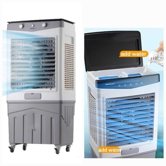 Rafraîchisseur d'air puissant 260W avec réservoir 75L