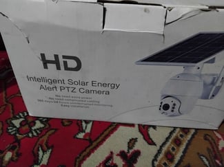 Caméra solaire avec panneau solaire - Produit neuf
