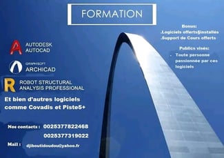 Formation professionnelle sur différets logiciels