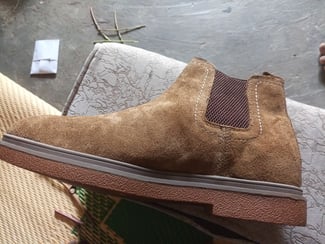 Chaussures Bottes en Cuir Marron - Livraison à Domicile