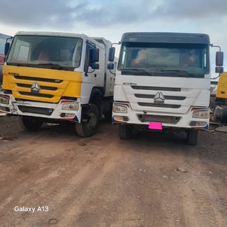 Lot de 2 camions Sinotruck à prix avantageux