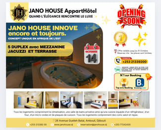 Duplex haut standing avec jacuzzi et terrasse chez JANOHOUSE