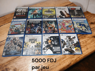 Jeux Playstation 5 en excellent état