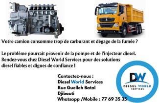 Service de pompe et injecteur pour camion