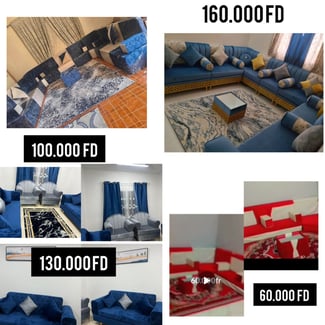 ✨️Magnifiques salons et Qaaci presque neufs✨️