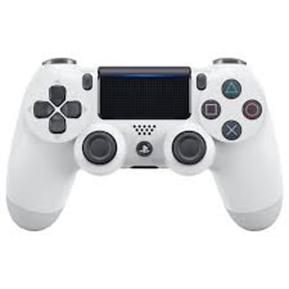 Manette PS4 blanche et noire, en excellent état