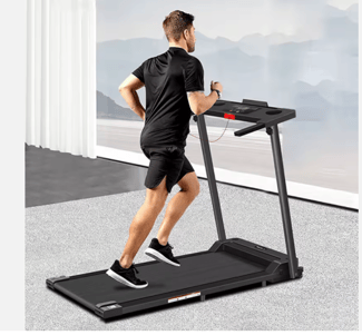Tapis roulant pliable 1-6km/h pour fitness à domicile